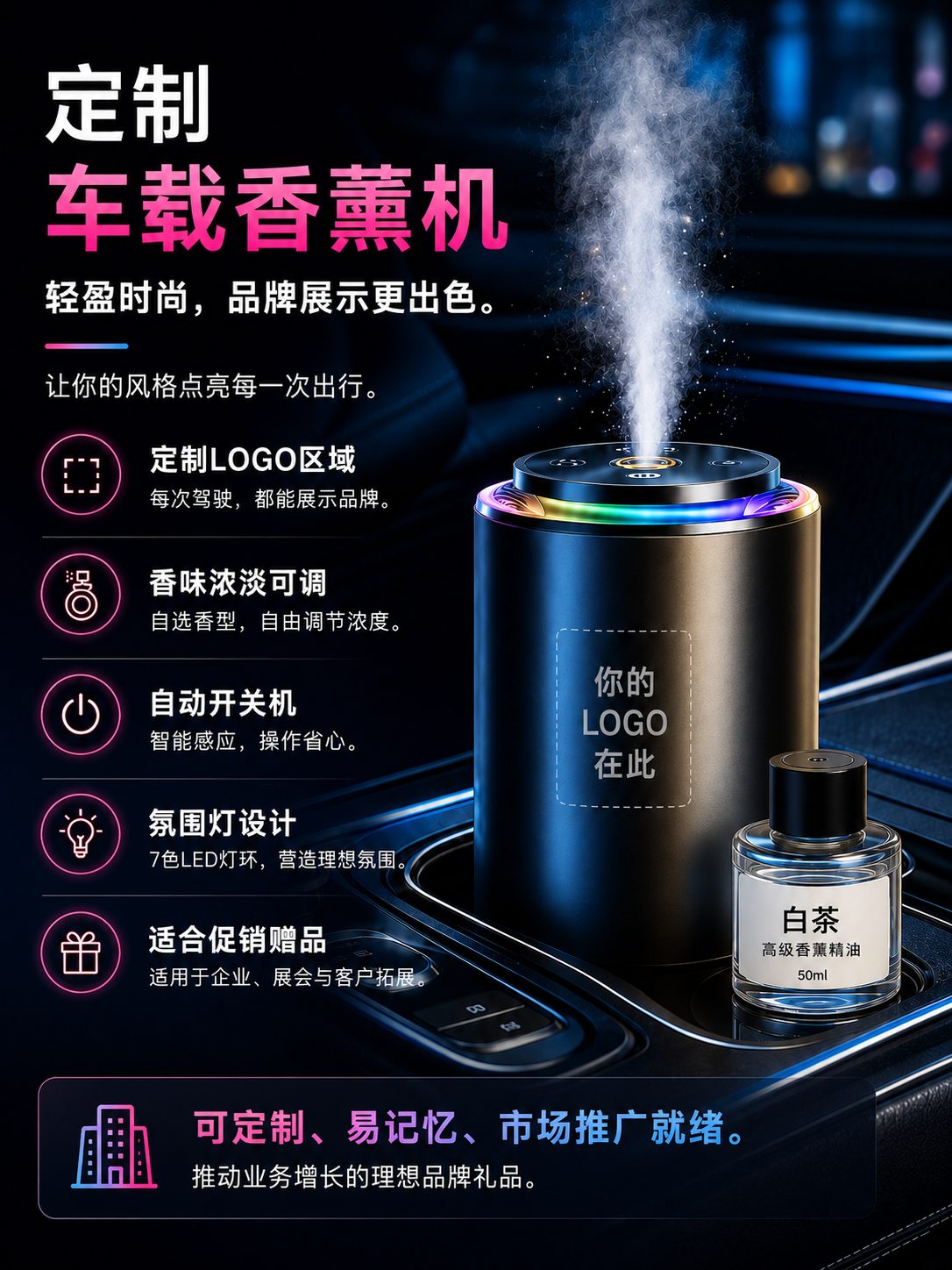 定制车载香薰机